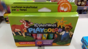 Caja 10 Plastilinas Playcolor