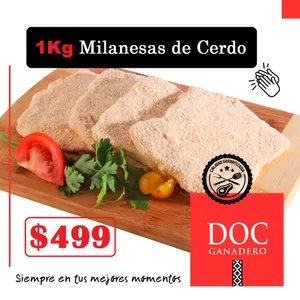 Oferta Milanesas de Cerdo