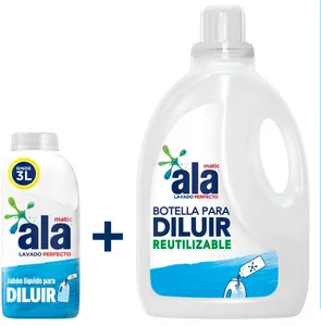 Ala jabon liquido p/diluir x 500 ml + botella
