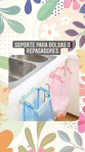 Soporte para bolsas o repasadores grande