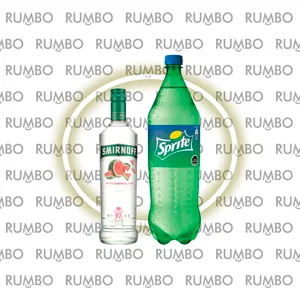Smirnoff Watermelon 700ml + Sprite 2.25L