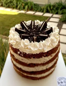 Torta Oreo con crema
