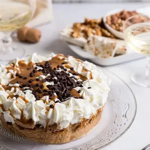 Torta helada de dulce de leche