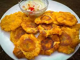Spicy crunchy smashed plantain