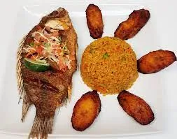 Jollof rice with fish
