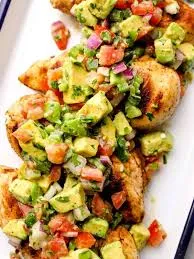 Chicken avo salsa