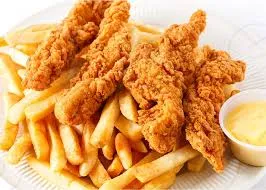 French Fries with chicken