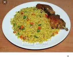 Vegetable rice with beef