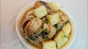 Cat fish pepper soup with yam