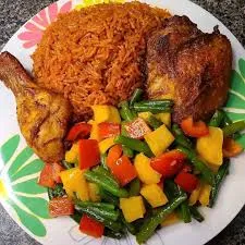 Jollof Rice with Chicken