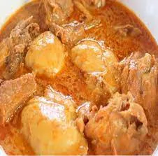Fufu with groundnut soup