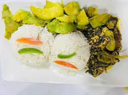 Plain Rice & Palaver Sauce