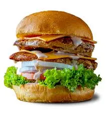 Double chicken burger