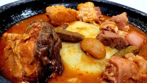 Fufu Goat light soup