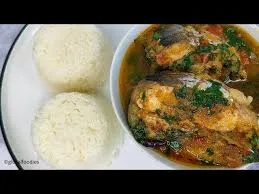Cat fish pepper soup with Rice