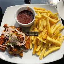 Fries and wings