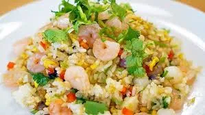 Mixed seafood fried rice