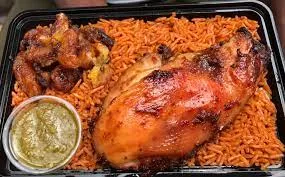 Jollof with chicken