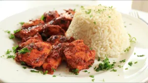 plain Rice with Chicken