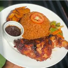 jollof rice with chicken