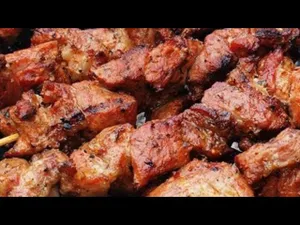 Grilled goat