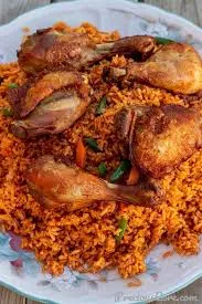 Jollof with Chicken