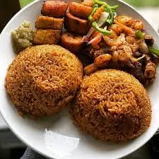 Pork and jollof