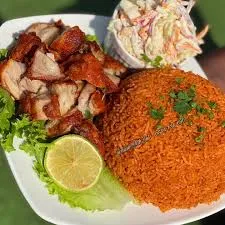 Jollof with chofi-