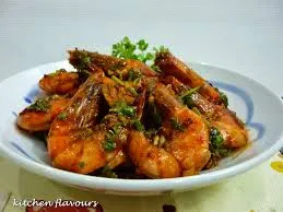 Prawns in chill sauce