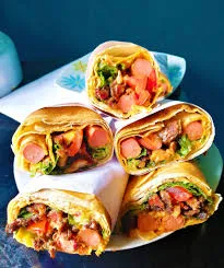 Chicken Sharwama with sausage