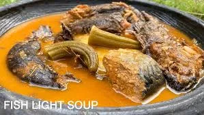 Fufu with Light Soup – 1 Pcs Dried Fish