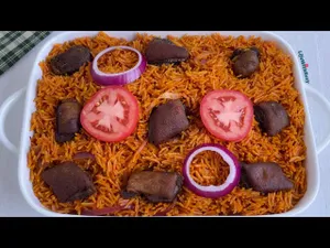 Jollof Rice With Goat Meat