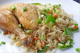 ried rice with chicken