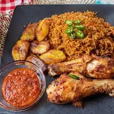 Jollof with chicken