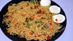 Stir fry spaghetti n egg