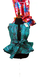 Pinafore with flared bottom