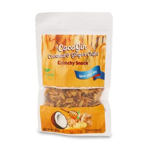 Coconut & Ginger Hone Flakes snacks 100g sizes