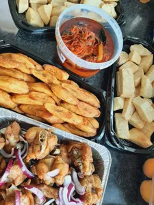 Fried Yam+Fried Plantain+Chicken/Turkey