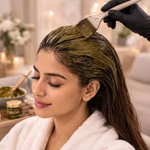 Henna (Application) - Half Length