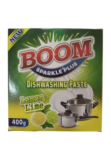 DISHWASH PASTE LEMON LIME BOOM 400G PACK