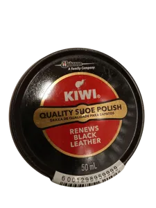 SHOE POLISH KIWI 50ML, BLACK