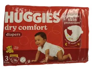DIAPERS DRYCOM S3 JP HUGGIES 76S