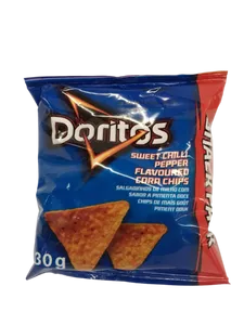 CHIPS CORN DORITOS 30G, SWT CHILI PEP