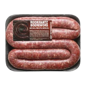 BOEREWORS THCK ROOIKRANTZ PER KG