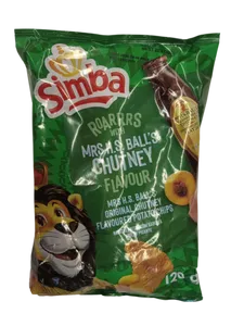 CHIPS EXPORT SIMBA 120G, MR BALLS CHUTNY