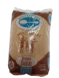 SUGAR BROWN WHITESPOON 1KG POLY PK