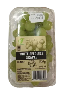 GRAPE WHITE SEEDLESS 500G PK