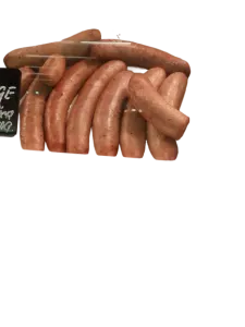 SAUSAGE FRIED HUNGARIA PER 100G