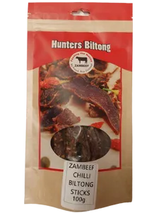 BILTONG SLICED MASTER PORK 100G PACK