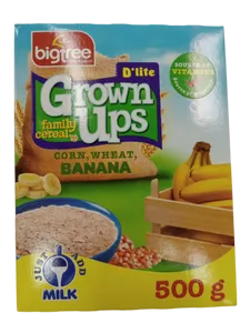 CEREAL GROWN UPS DLITE 500G BANANA